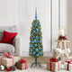 Vidaxx albero di Natale artificiale verde 120 cm in PVC e acciaio e plastica