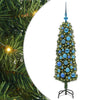 Vidaxx albero di Natale artificiale verde 120 cm in PVC e acciaio e plastica