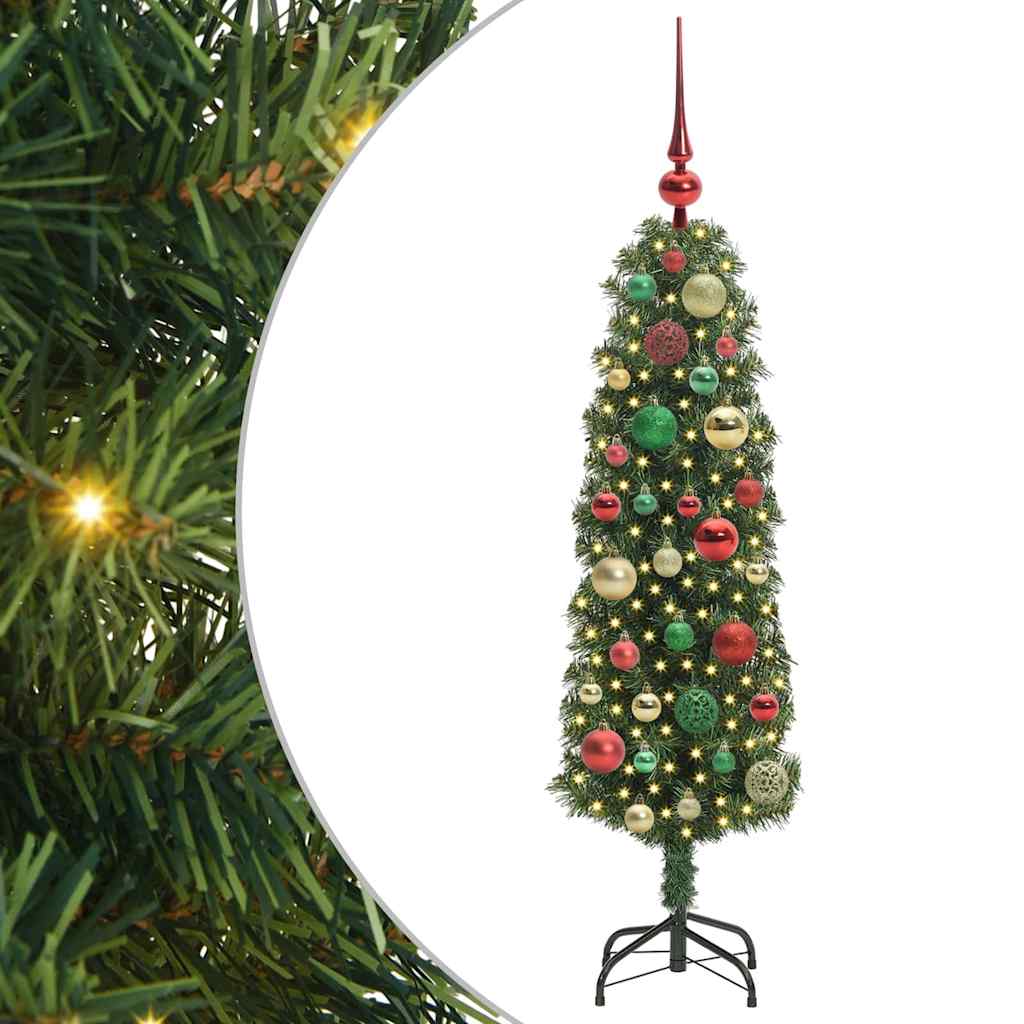 Vidaxx árbol de Navidad artificial verde 120 cm PVC y acero y plástico