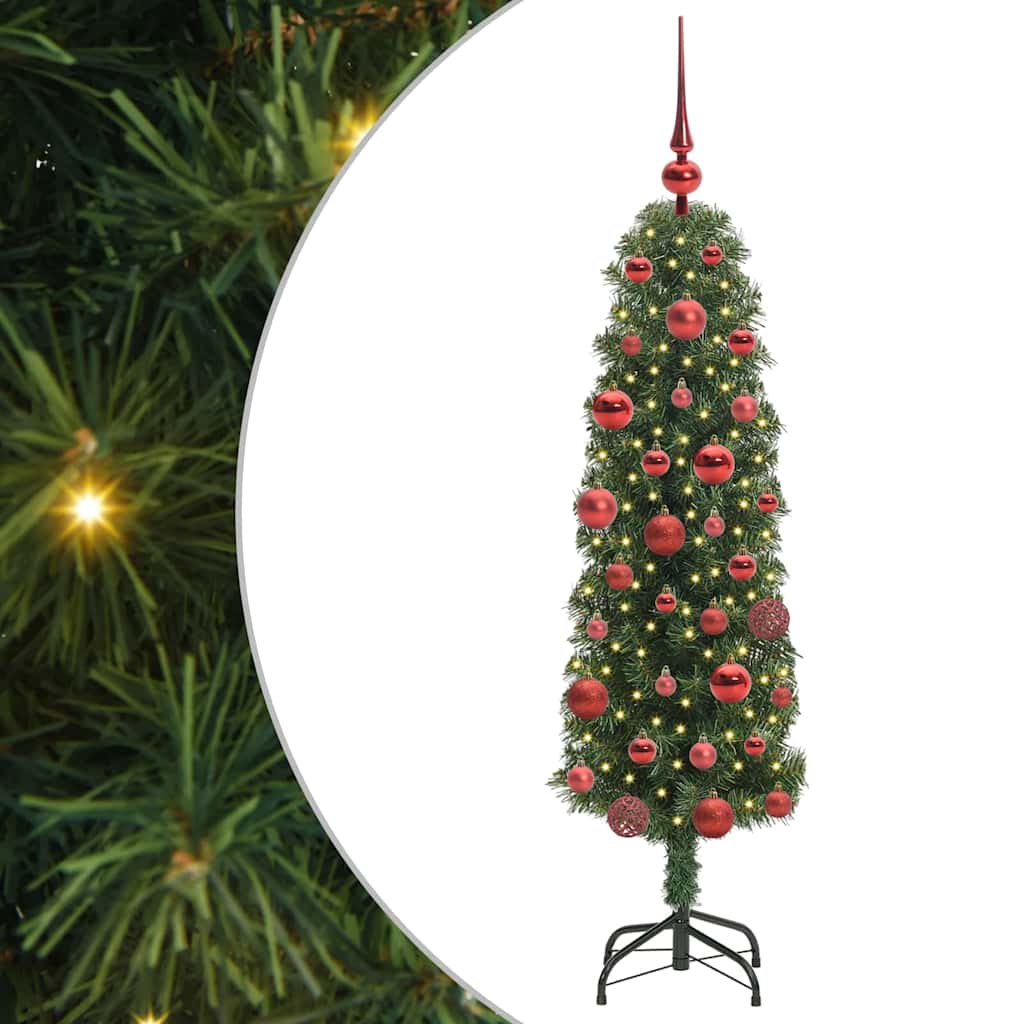 Vidaxx albero di Natale artificiale verde 150 cm PVC, acciaio e plastica