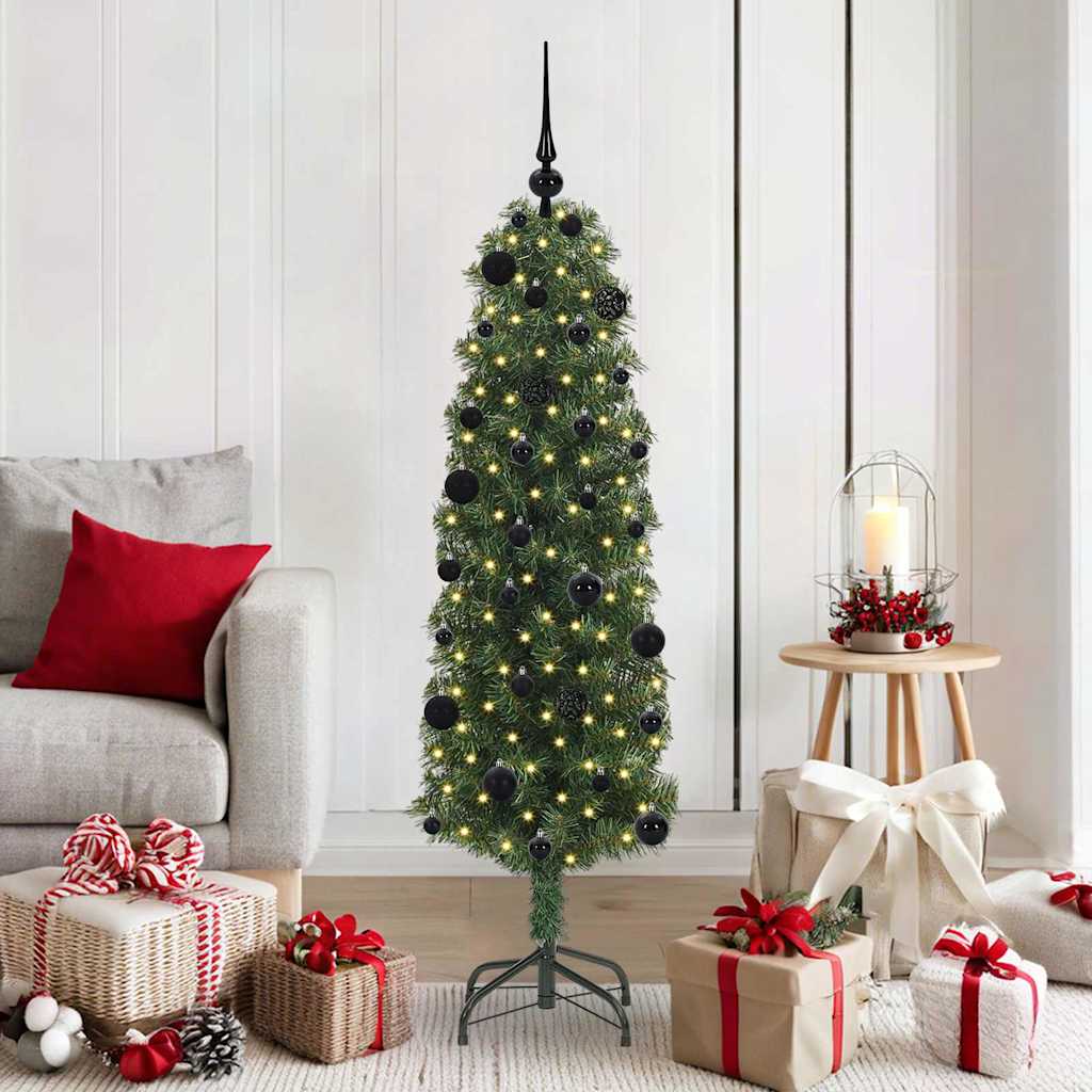 Vidaxx albero di Natale artificiale verde 150 cm PVC, acciaio e plastica