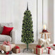 Vidaxx albero di Natale artificiale verde 150 cm PVC, acciaio e plastica