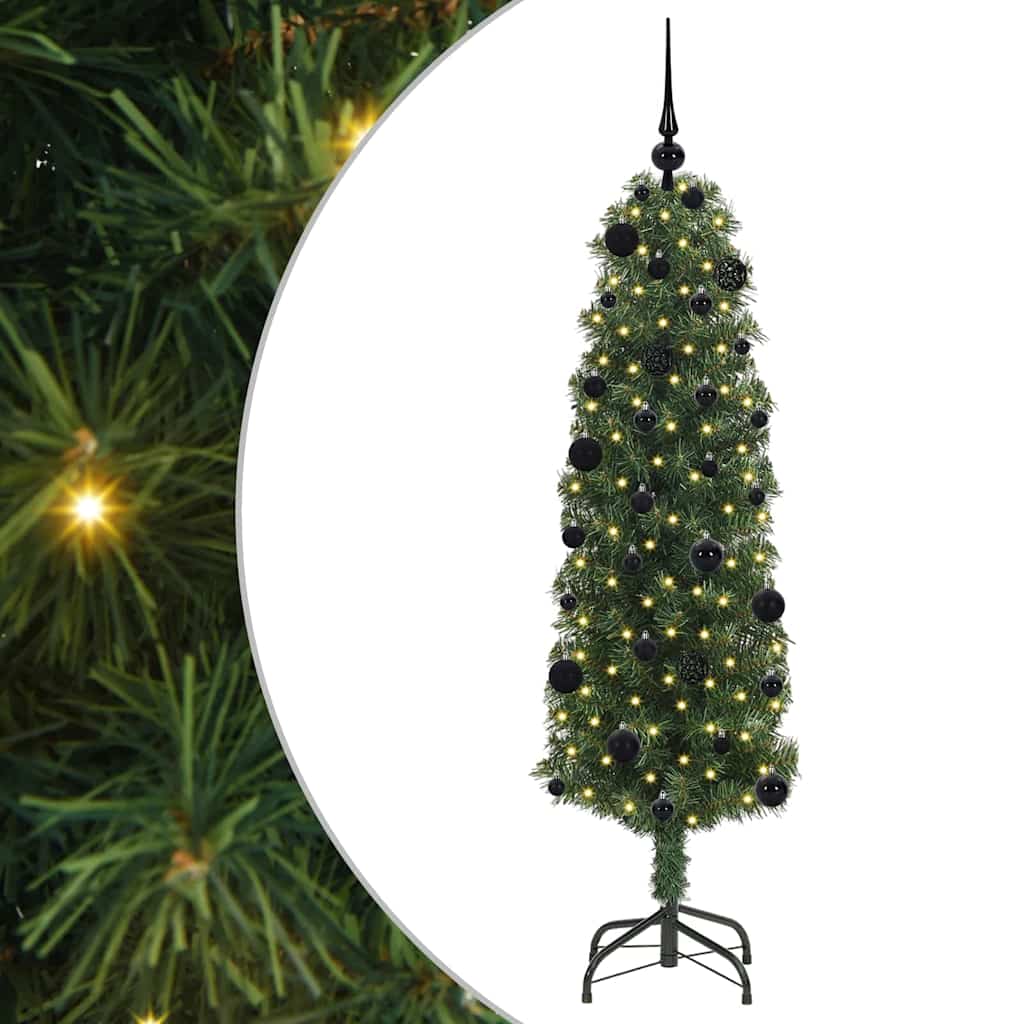 Vidaxx albero di Natale artificiale verde 150 cm PVC, acciaio e plastica
