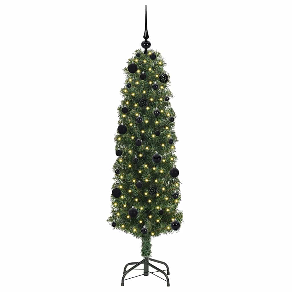 Vidaxx albero di Natale artificiale verde 150 cm PVC, acciaio e plastica