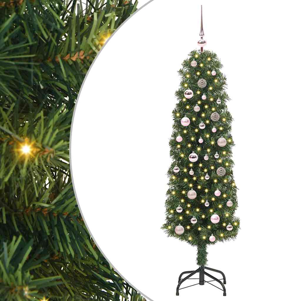 Vidaxx albero di Natale artificiale verde 150 cm PVC, acciaio e plastica