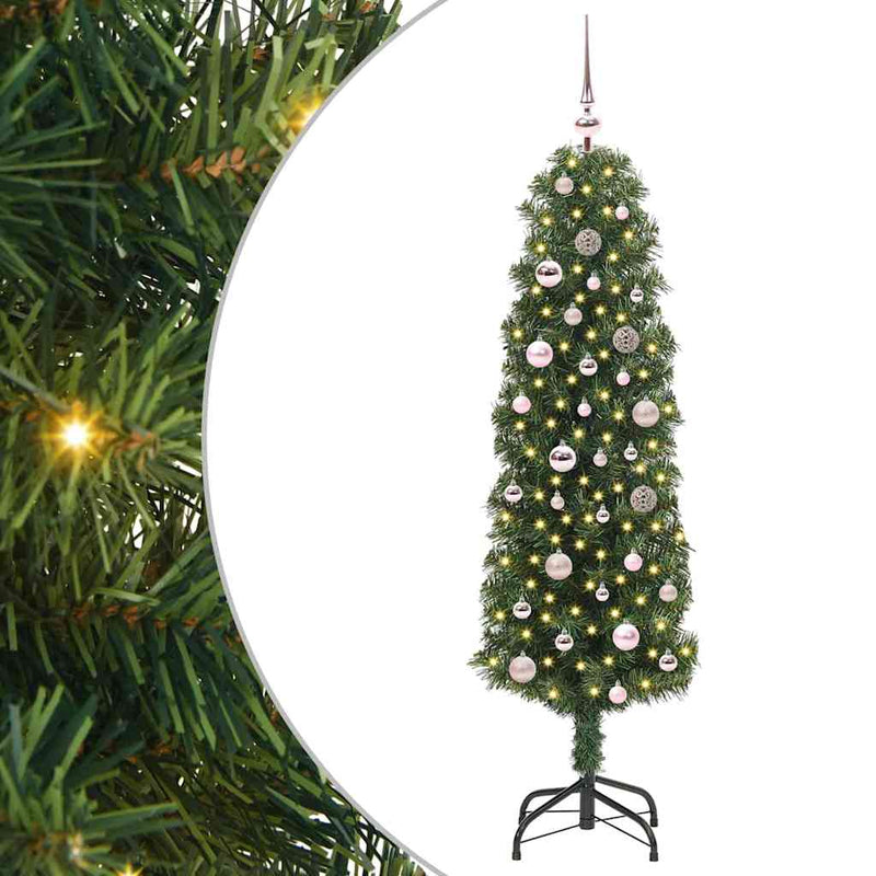 Vidaxx albero di Natale artificiale verde 150 cm PVC, acciaio e plastica