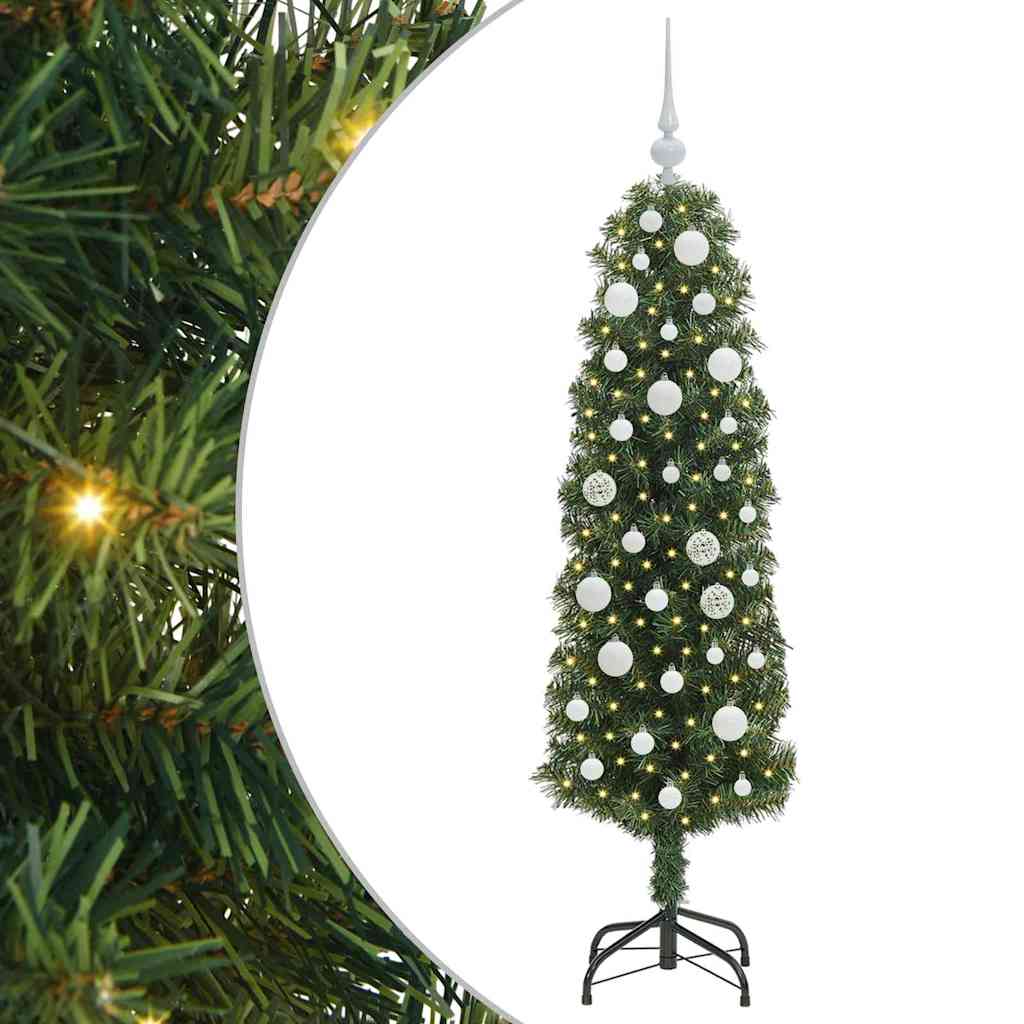 Vidaxx albero di Natale artificiale verde 150 cm PVC, acciaio e plastica