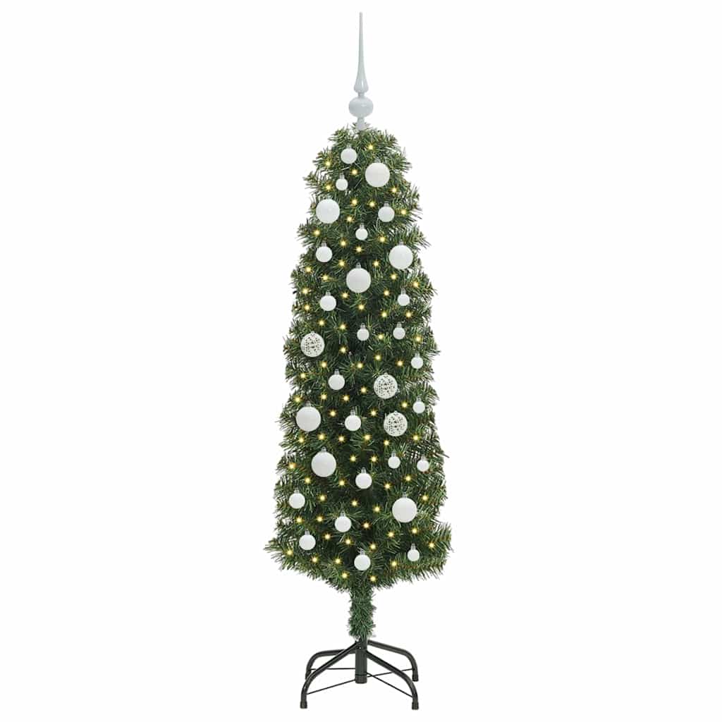 Vidaxx albero di Natale artificiale verde 150 cm PVC, acciaio e plastica