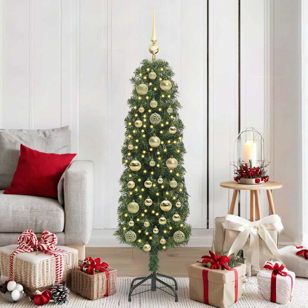 Vidaxx árbol de Navidad artificial verde 150 cm PVC y acero y plástico