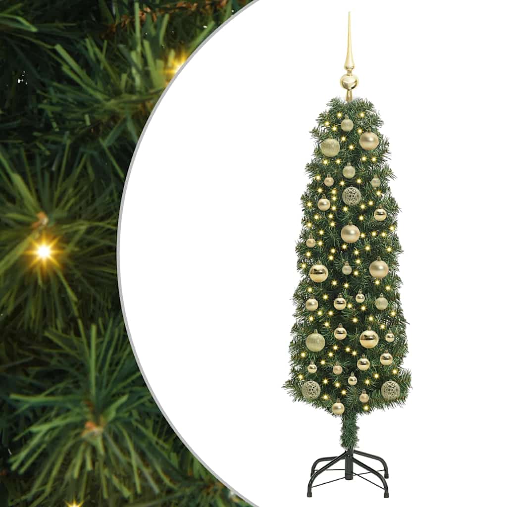 Vidaxx árbol de Navidad artificial verde 150 cm PVC y acero y plástico
