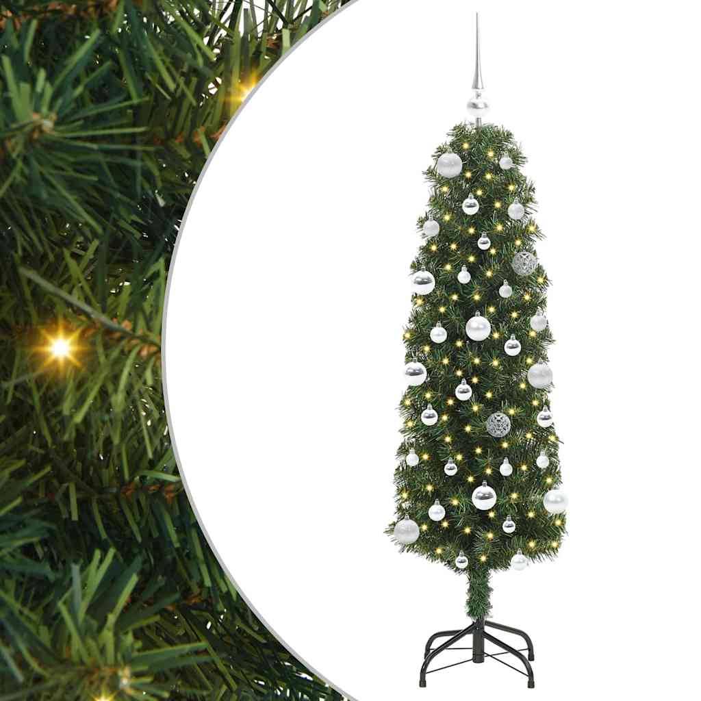 Vidaxx albero di Natale artificiale verde 150 cm PVC, acciaio e plastica