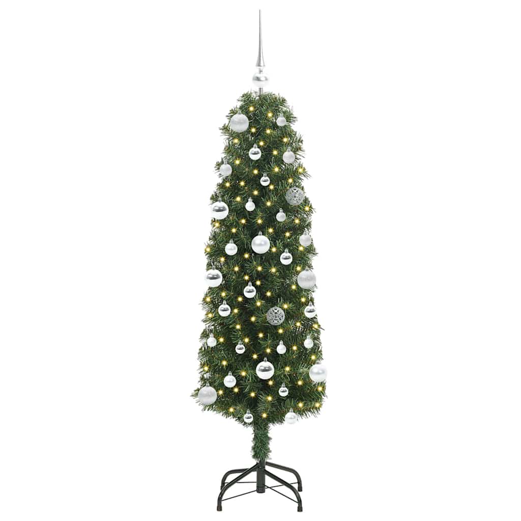 Vidaxx albero di Natale artificiale verde 150 cm PVC, acciaio e plastica