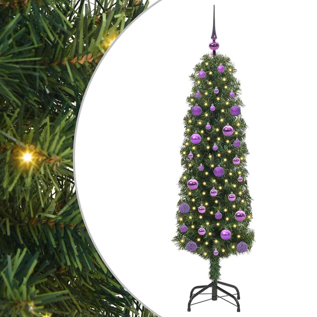 Vidaxx albero di Natale artificiale verde 150 cm PVC, acciaio e plastica