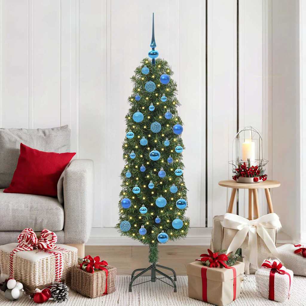 Vidaxx árbol de Navidad artificial verde 150 cm PVC y acero y plástico