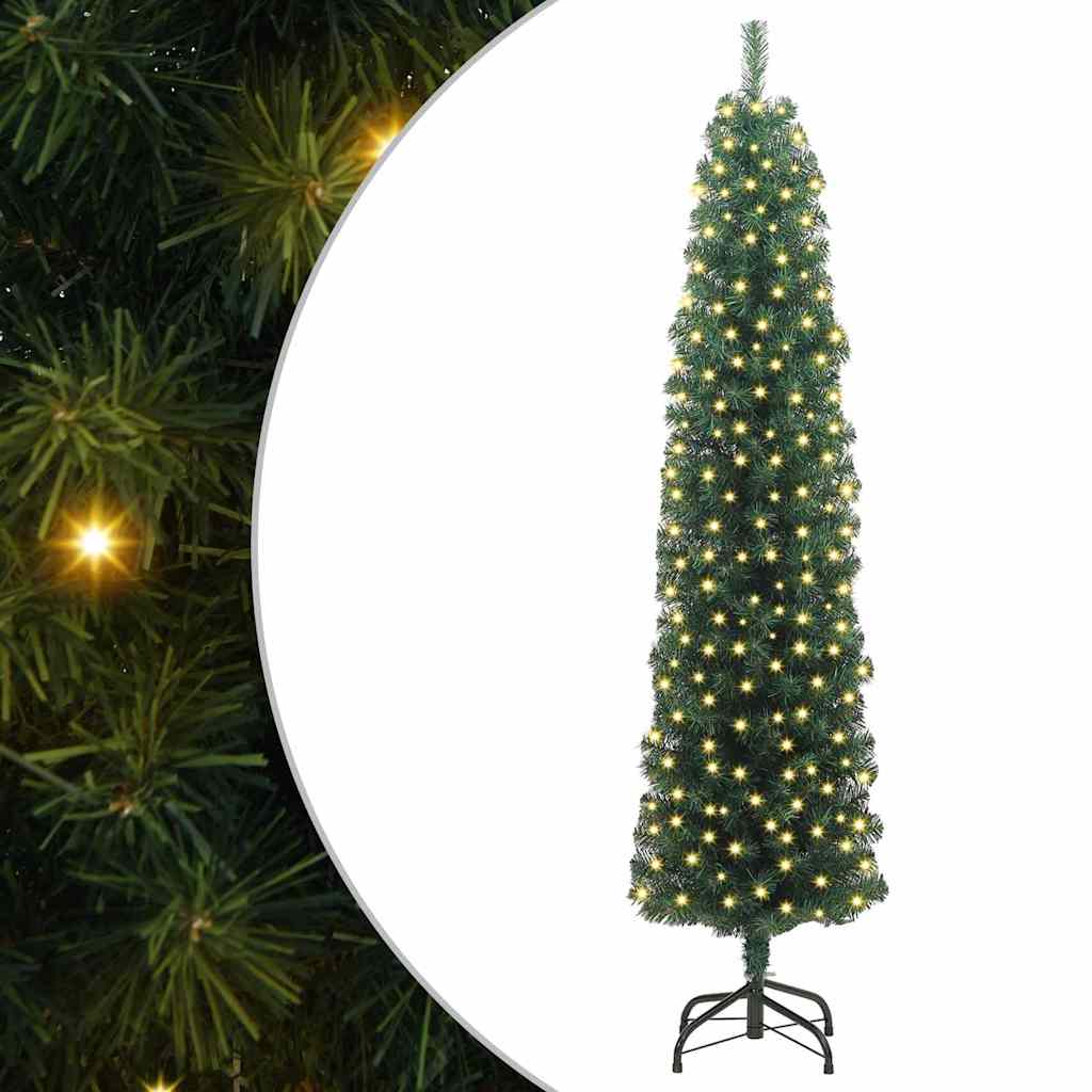 Vidaxx árbol de Navidad artificial verde 180 cm PVC y acero y plástico