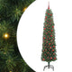 Vidaxx albero di Natale artificiale verde 180 cm in PVC e acciaio e plastica