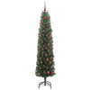 Vidaxx albero di Natale artificiale verde 180 cm in PVC e acciaio e plastica