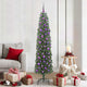 Vidaxx albero di Natale artificiale verde 180 cm in PVC e acciaio e plastica