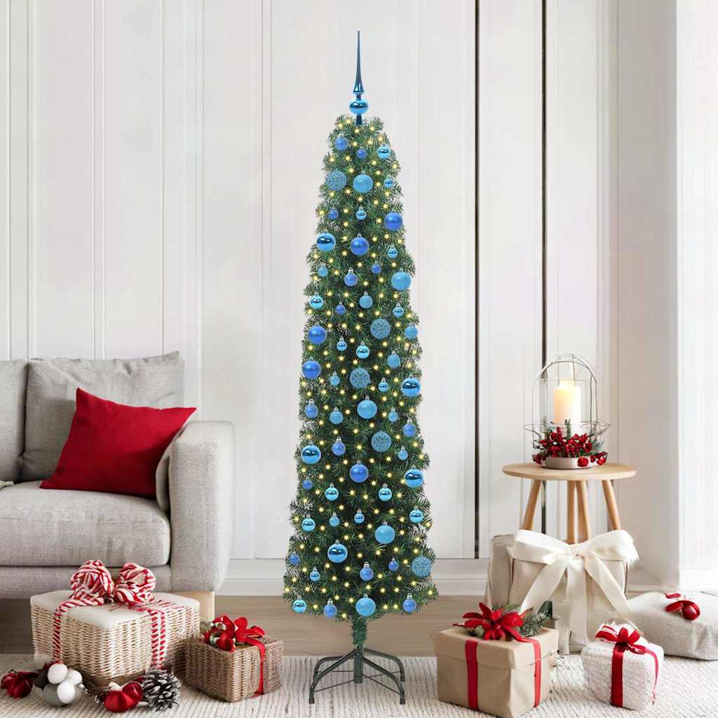 Vidaxx árbol de Navidad artificial verde 180 cm PVC y acero y plástico
