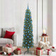 Vidaxx albero di Natale artificiale verde 180 cm in PVC e acciaio e plastica