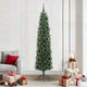 Vidaxx árbol de Navidad artificial verde 210 cm PVC y acero y plástico