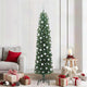 Vidaxx árbol de Navidad artificial verde 210 cm PVC y acero y plástico
