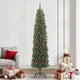 Vidaxx albero di Natale artificiale verde 240 cm PVC, acciaio e plastica