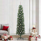 Vidaxx albero di Natale artificiale verde 240 cm PVC, acciaio e plastica