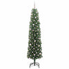 Vidaxx albero di Natale artificiale verde 240 cm PVC, acciaio e plastica