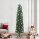 Vidaxx albero di Natale artificiale verde 240 cm PVC, acciaio e plastica