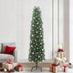 Vidaxx albero di Natale artificiale verde 240 cm PVC, acciaio e plastica