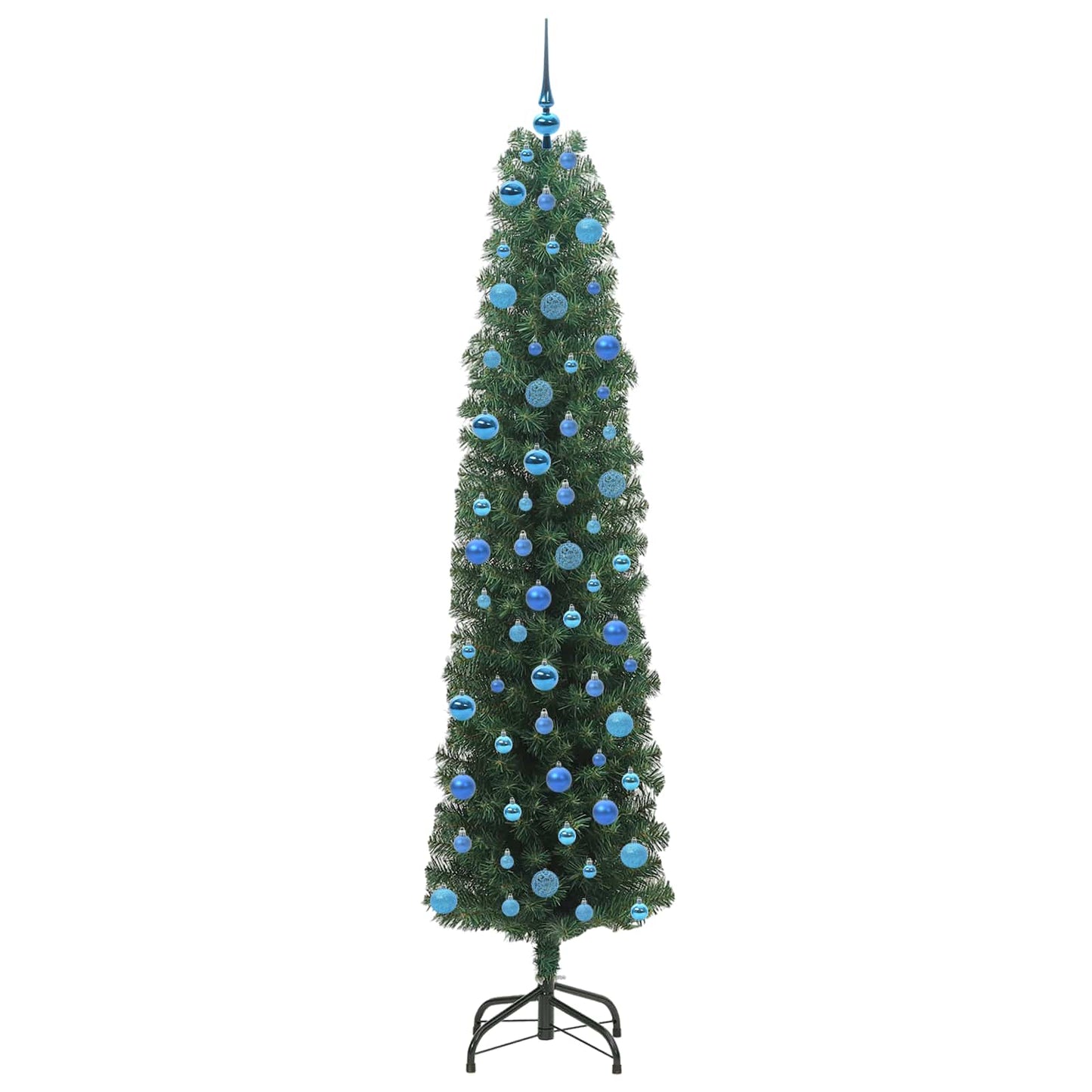 Vidaxx albero di Natale artificiale verde 240 cm PVC, acciaio e plastica