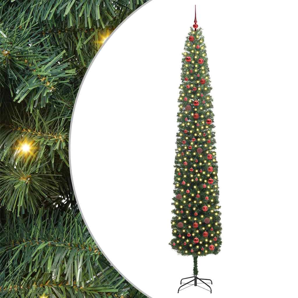 Vidaxx árbol de Navidad artificial verde 300 cm PVC y acero y plástico