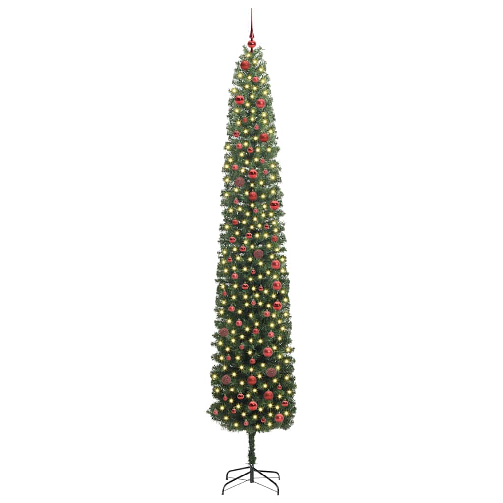 Vidaxx árbol de Navidad artificial verde 300 cm PVC y acero y plástico