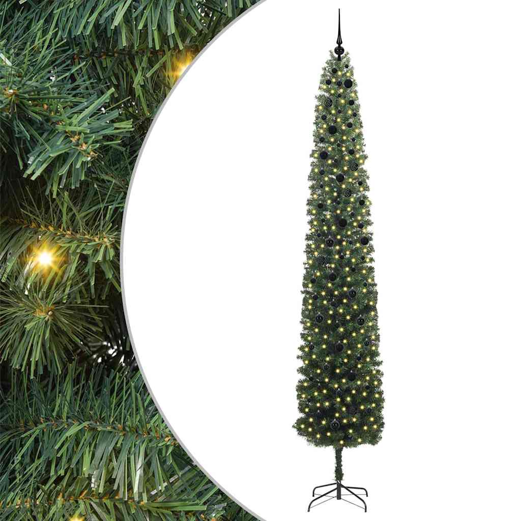 Vidaxx árbol de Navidad artificial verde 300 cm PVC y acero y plástico