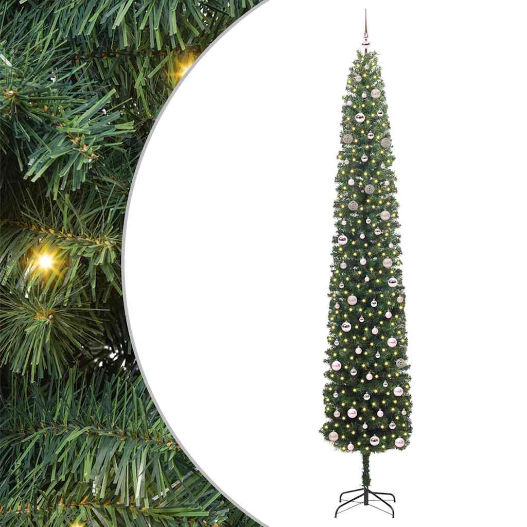 Vidaxx árbol de Navidad artificial verde 300 cm PVC y acero y plástico