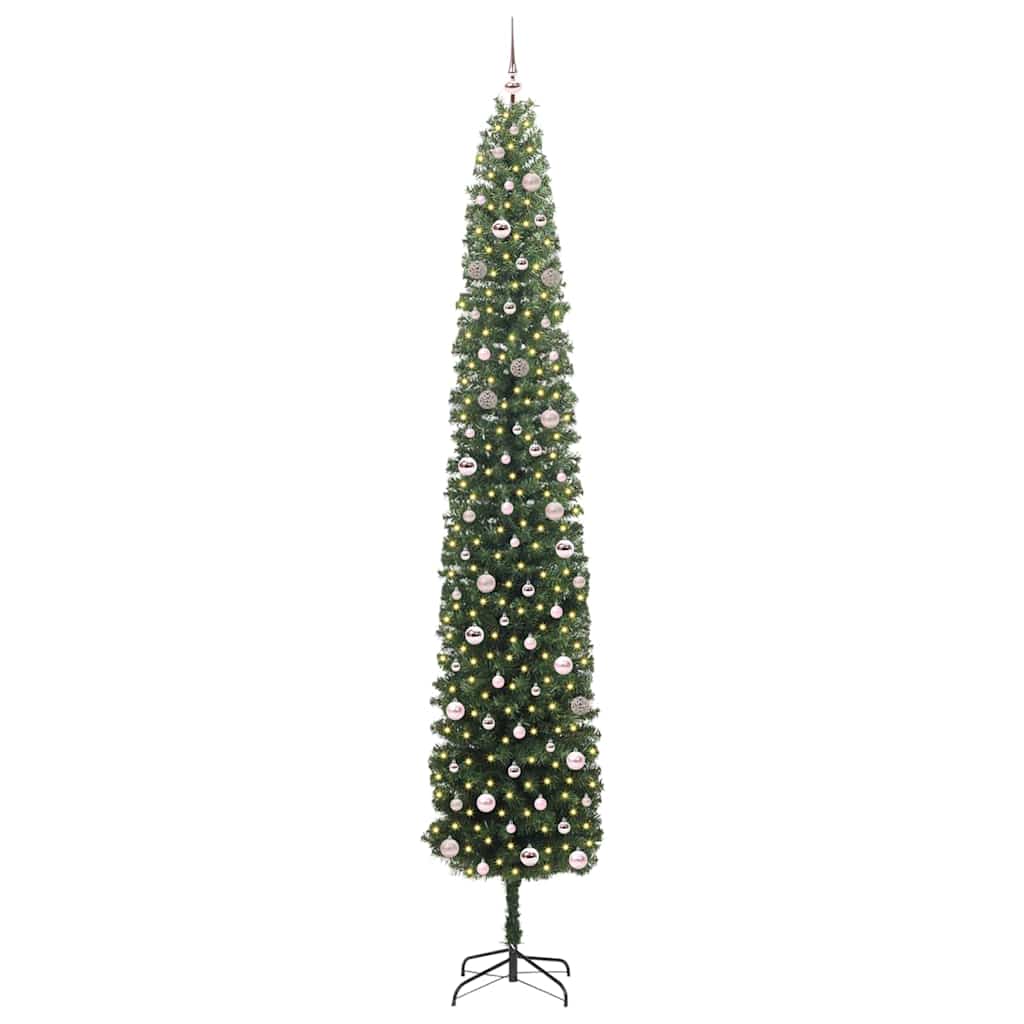 Vidaxx árbol de Navidad artificial verde 300 cm PVC y acero y plástico