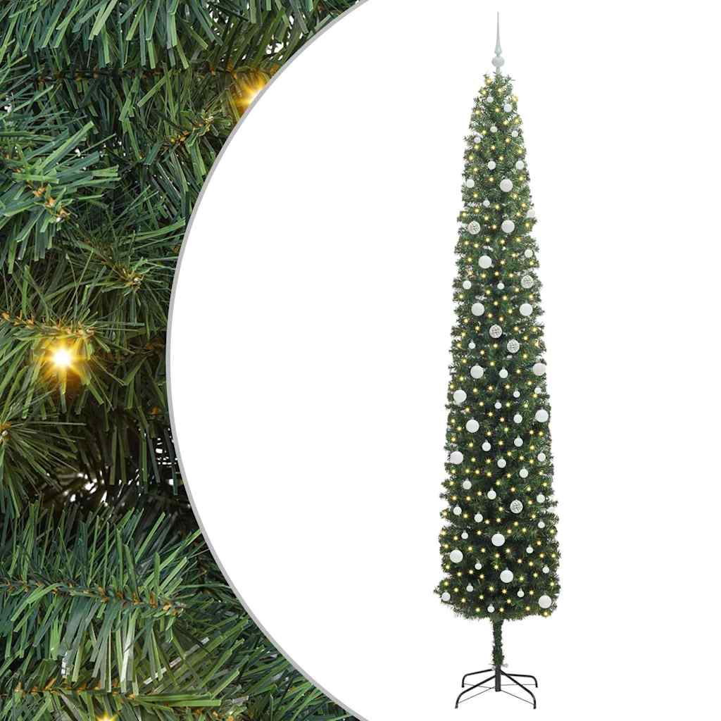 Vidaxx árbol de Navidad artificial verde 300 cm PVC y acero y plástico