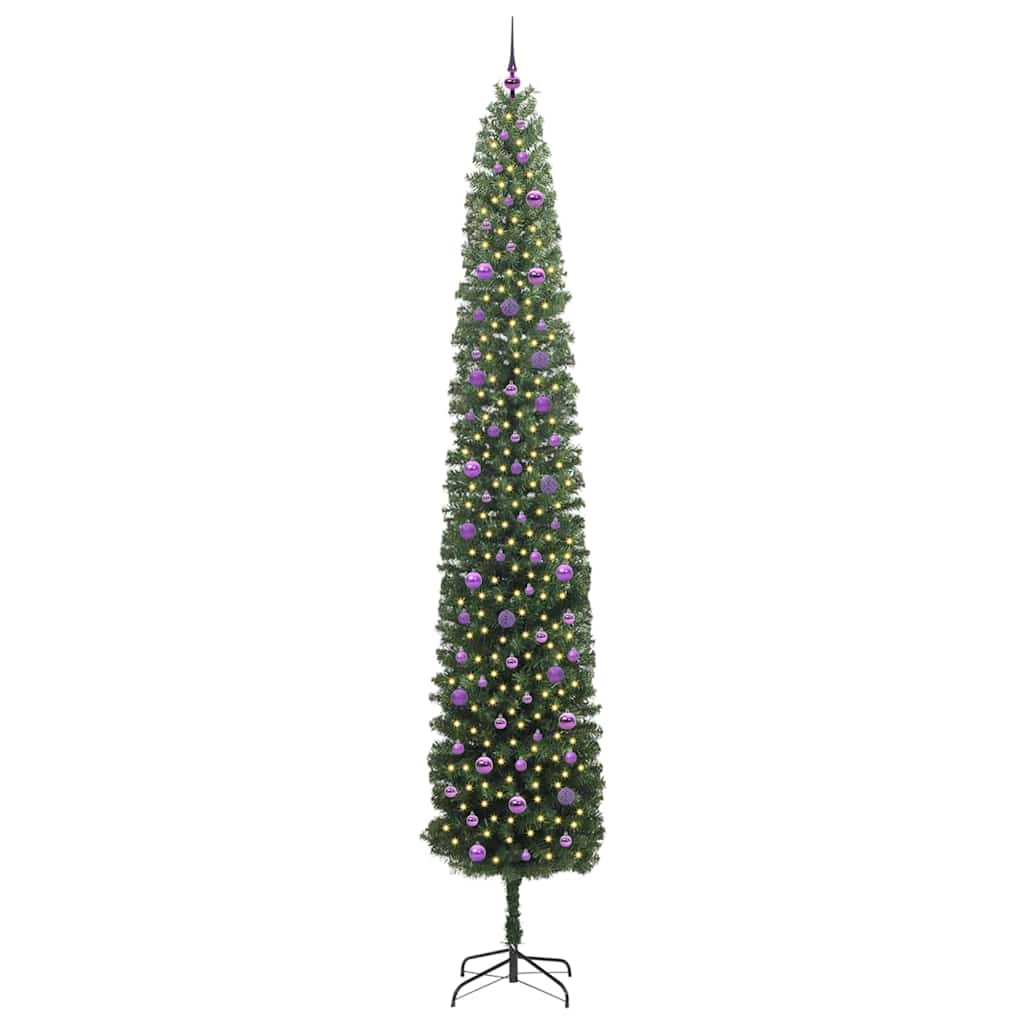 Vidaxx albero di Natale artificiale verde 300 cm PVC, acciaio e plastica