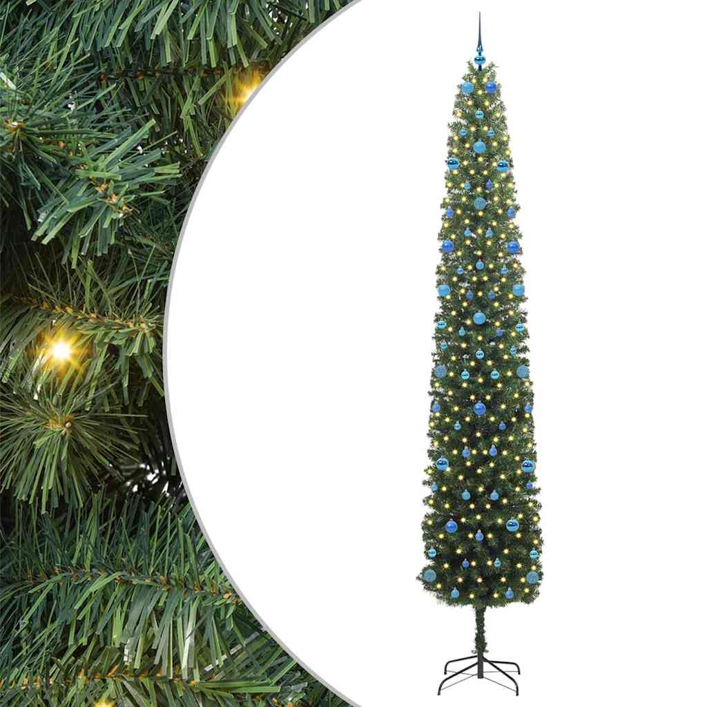 Vidaxx albero di Natale artificiale verde 300 cm PVC, acciaio e plastica