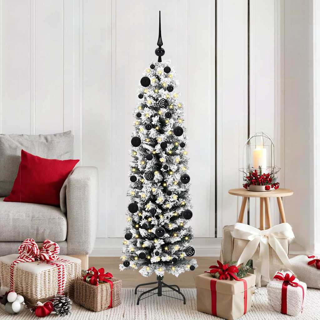 Vidaxx árbol de Navidad artificial verde 150 cm PVC y acero y plástico