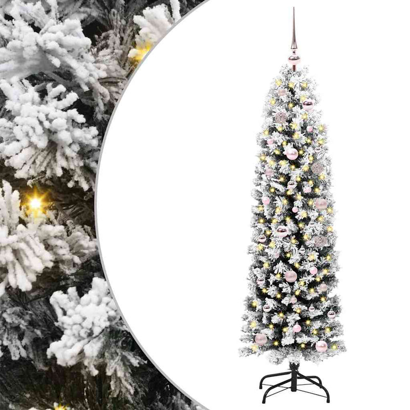 Vidaxx albero di Natale artificiale verde 150 cm PVC, acciaio e plastica