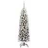 Vidaxx albero di Natale artificiale verde 150 cm PVC, acciaio e plastica