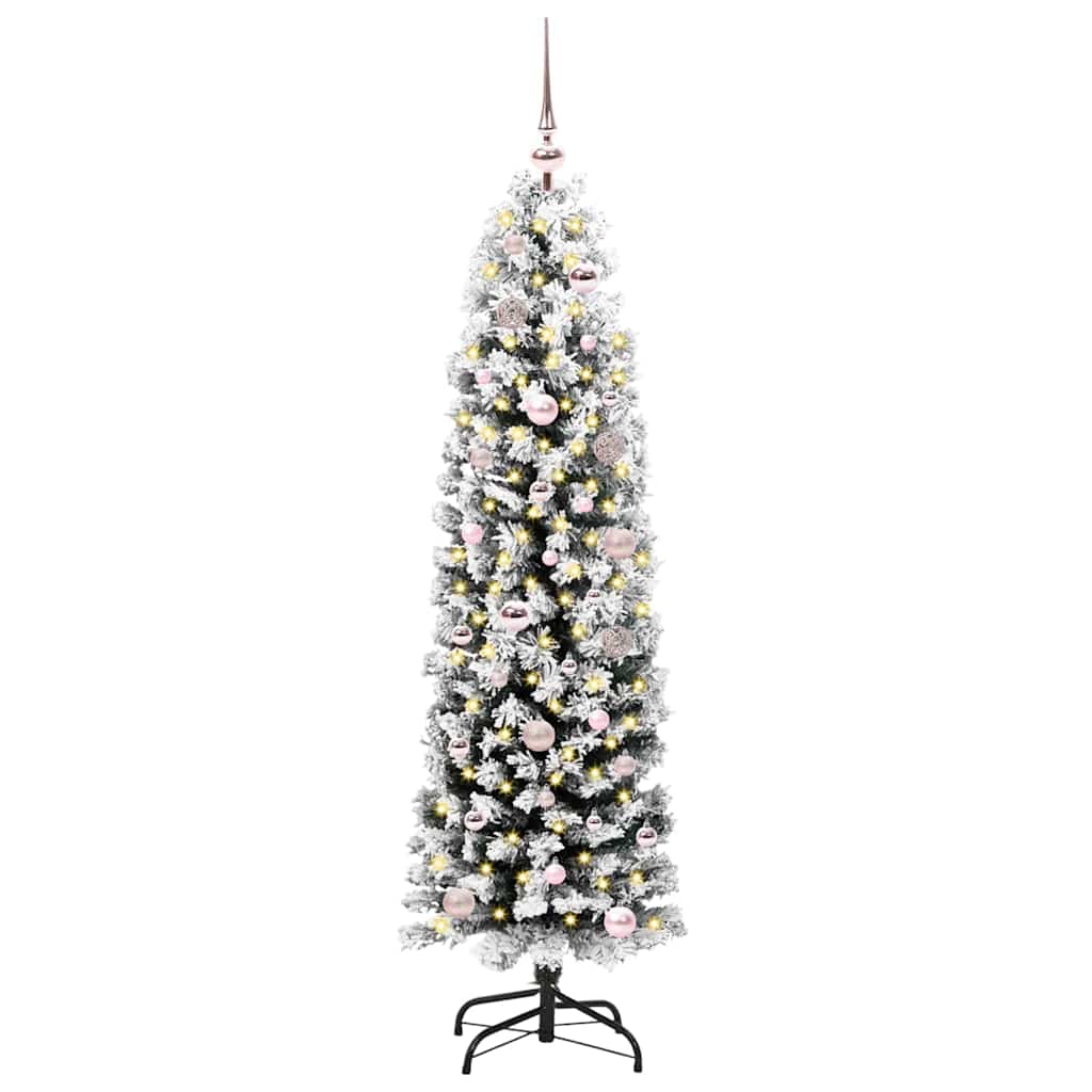 Vidaxx albero di Natale artificiale verde 150 cm PVC, acciaio e plastica