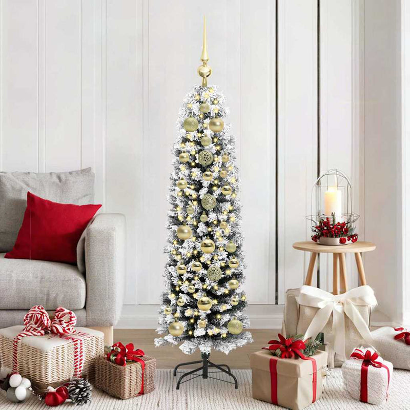 Vidaxx albero di Natale artificiale verde 150 cm PVC, acciaio e plastica