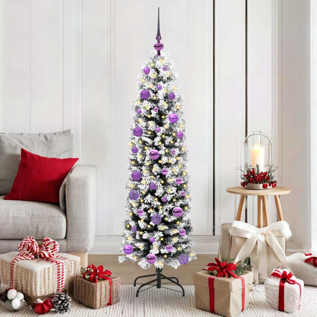 Vidaxx albero di Natale artificiale verde 150 cm PVC, acciaio e plastica