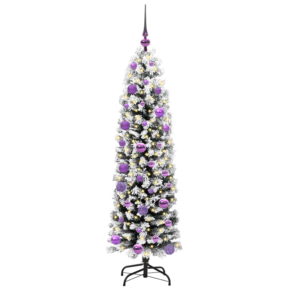 Vidaxx albero di Natale artificiale verde 150 cm PVC, acciaio e plastica