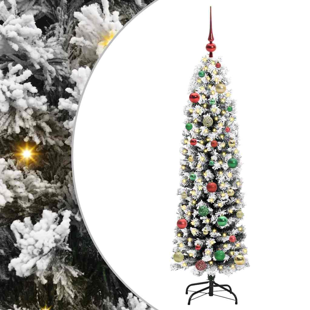 Vidaxx árbol de Navidad artificial verde 150 cm PVC y acero y plástico