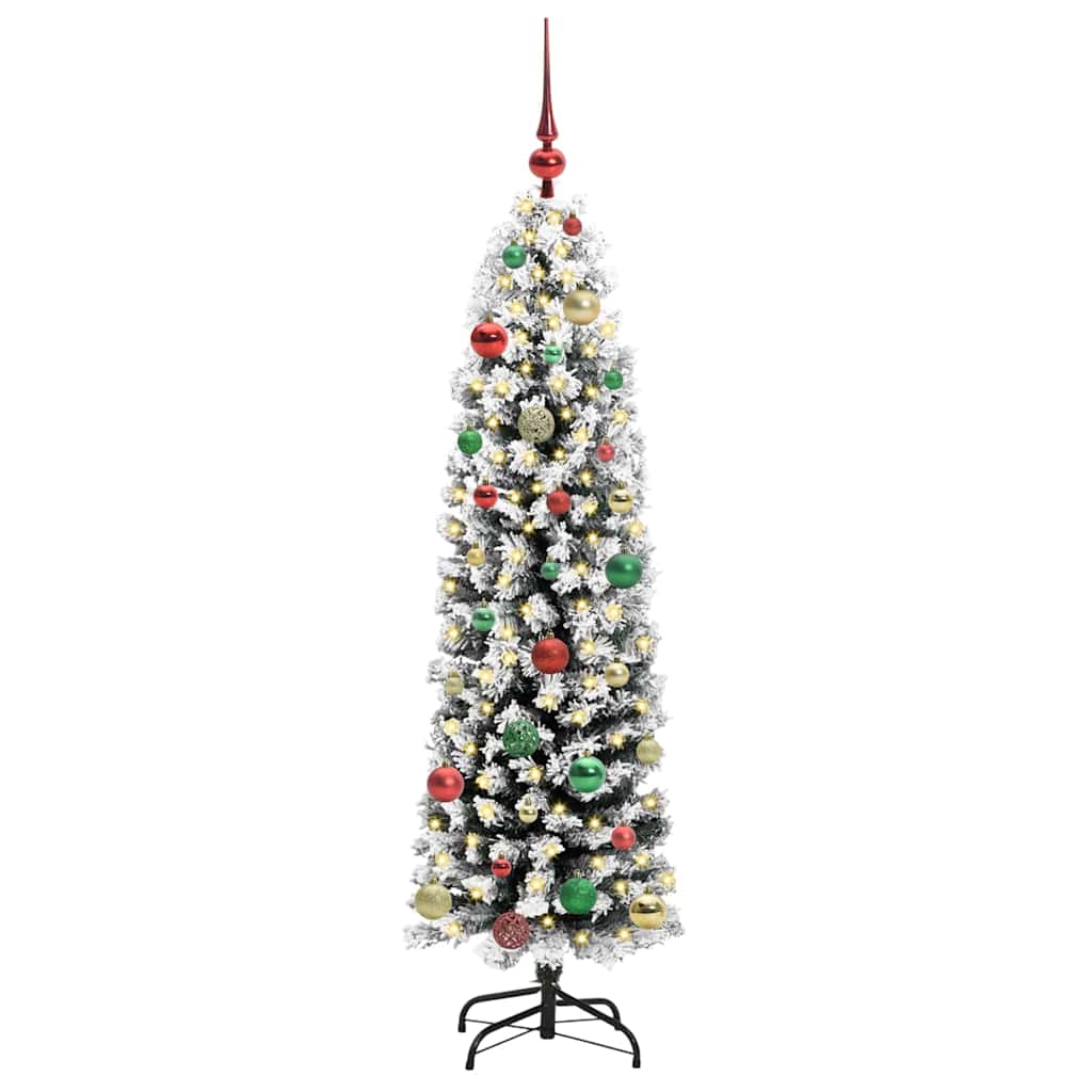 Vidaxx árbol de Navidad artificial verde 150 cm PVC y acero y plástico