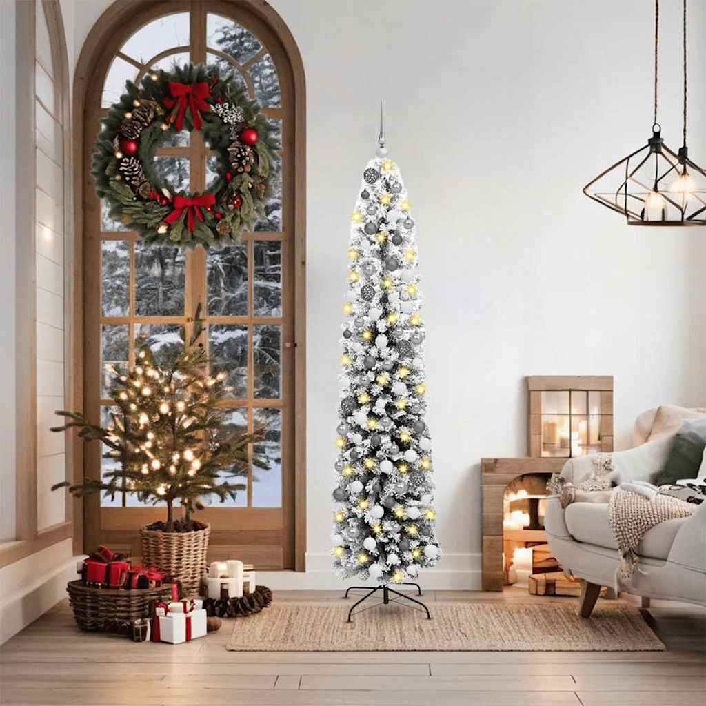 Vidaxx árbol de Navidad artificial verde 180 cm PVC y acero y plástico